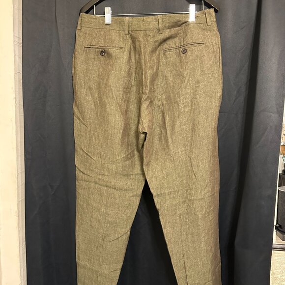 Todd Synder Italian Linen Sutton Suit - Olive 100% Linen - Picture 12 of 15